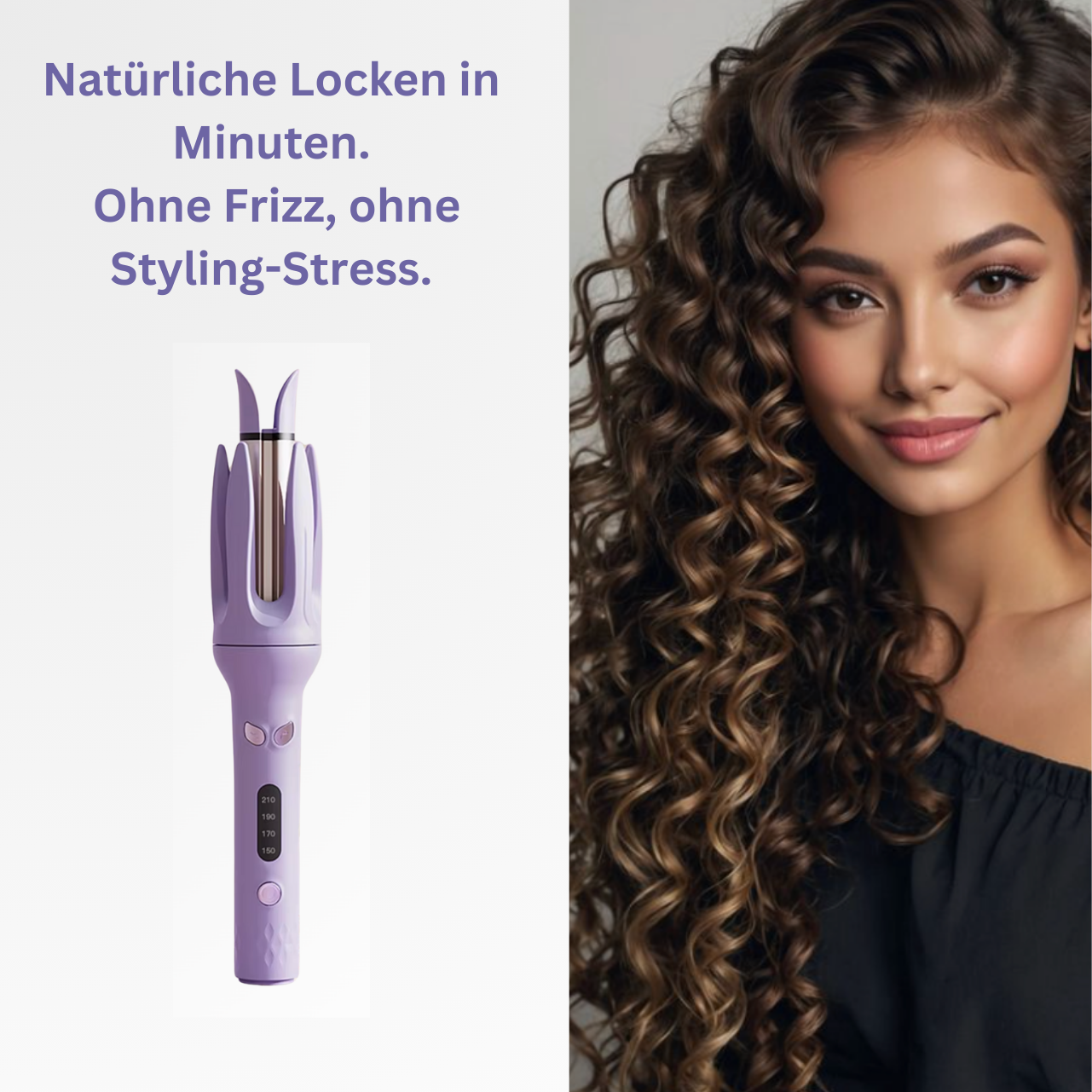 Curly - Der HaarStyler für perfekte, natürliche Locken