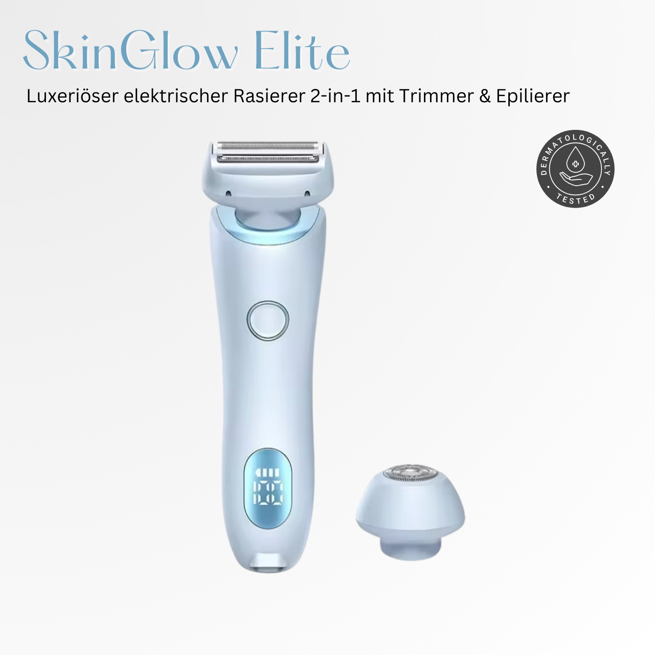 SkinGlow Elite - 2-in-1 Rasierer mit Trimmer & Epilierer