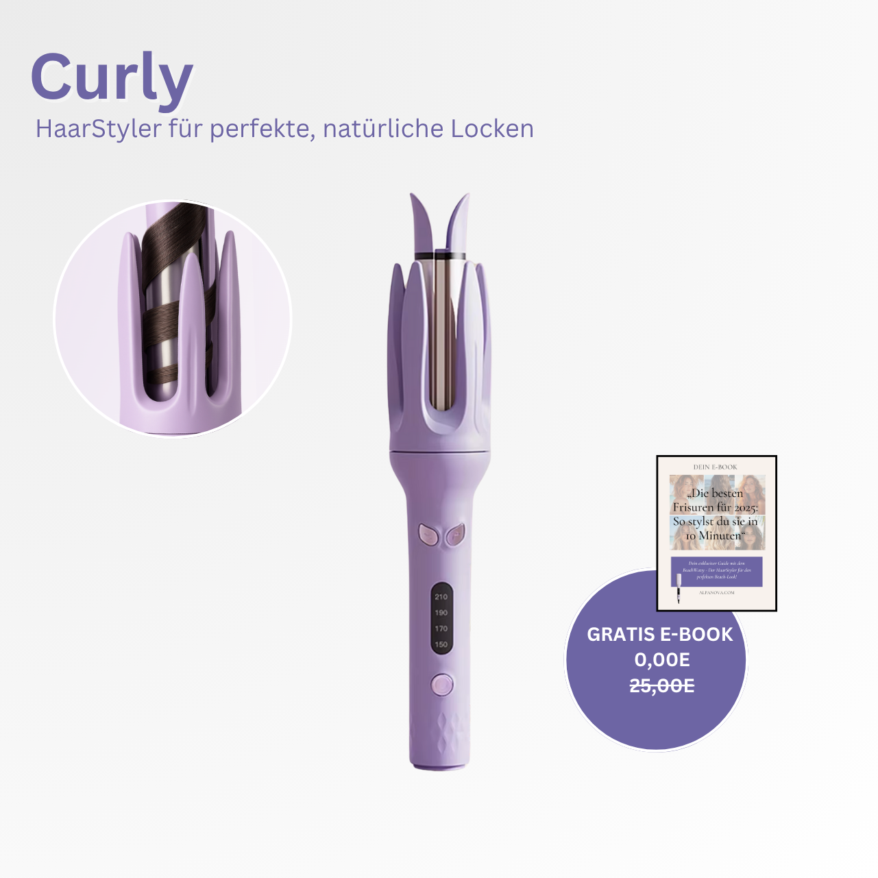 Curly - Der HaarStyler für perfekte, natürliche Locken