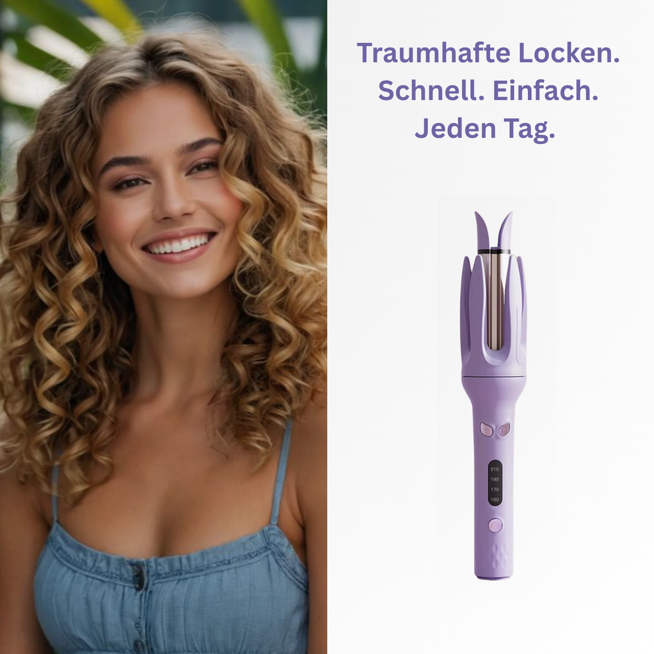 Curly - Der HaarStyler für perfekte, natürliche Locken