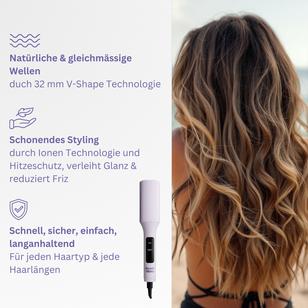 BeachWavy - Der HaarStyler für den perfekten Beach-Look