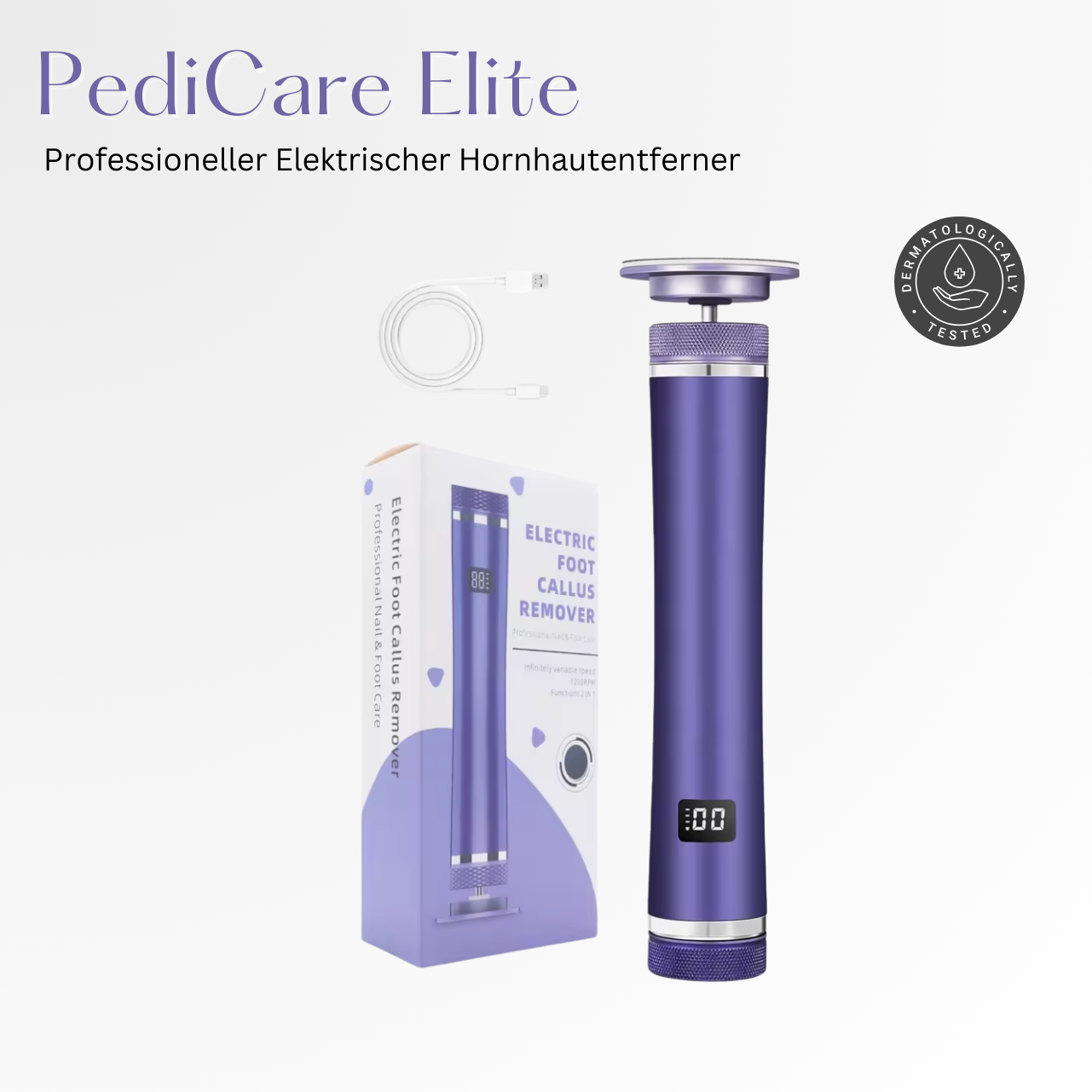 PediCare Elite - Professioneller Elektrischer Hornhautentferner
